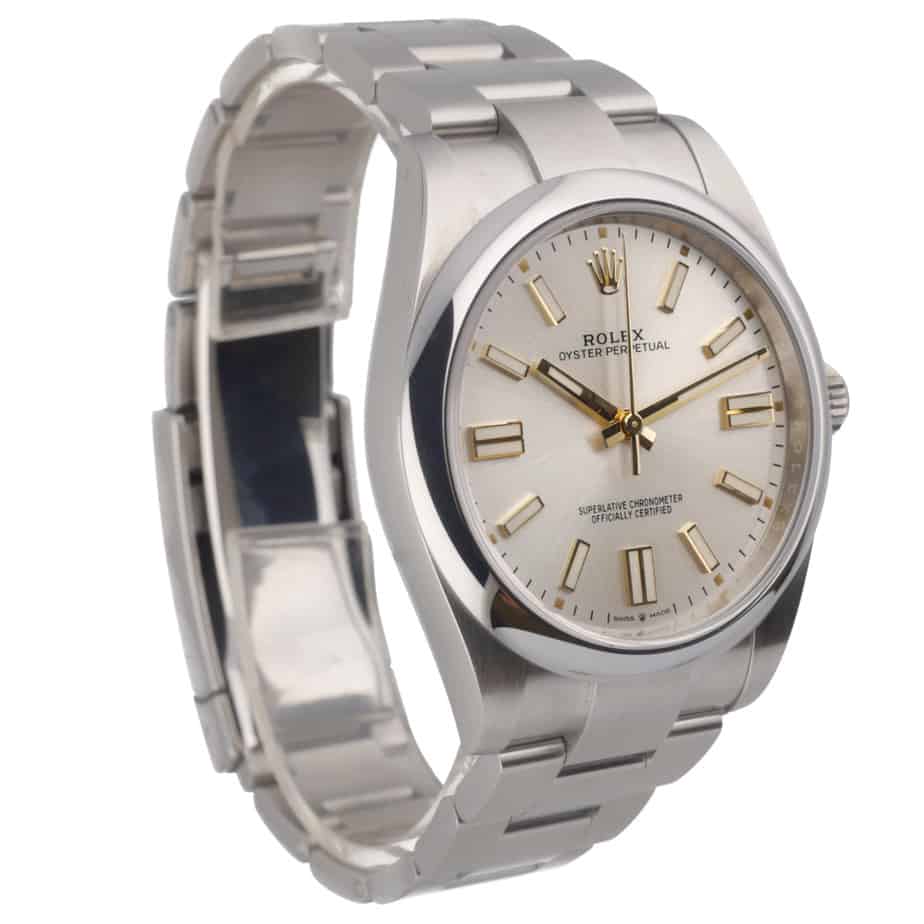 Rolex Oyster Perpetual: Model 124300. 41mm Oystersteel Case and Silver ...