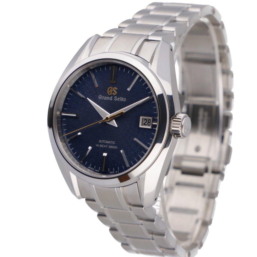 Seiko Whirlpool: Model SBGH267. 39mm Steel Case and Blue Dial. SKU: 44192